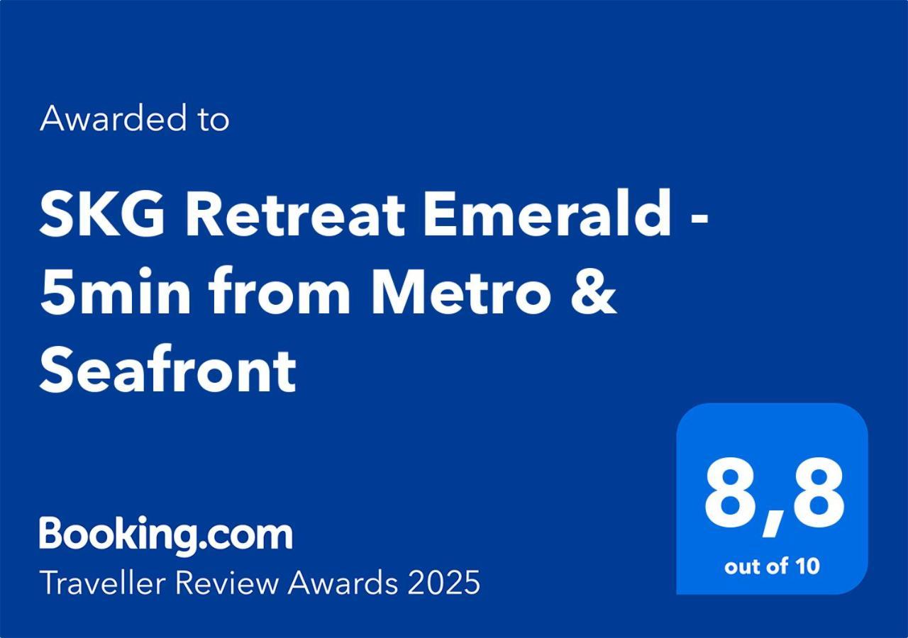 Skg Retreat Emerald - 5Min Walk From Seafront Thessaloníki Eksteriør billede